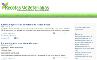 Recetas vegetarianas Recetas vegetarianas